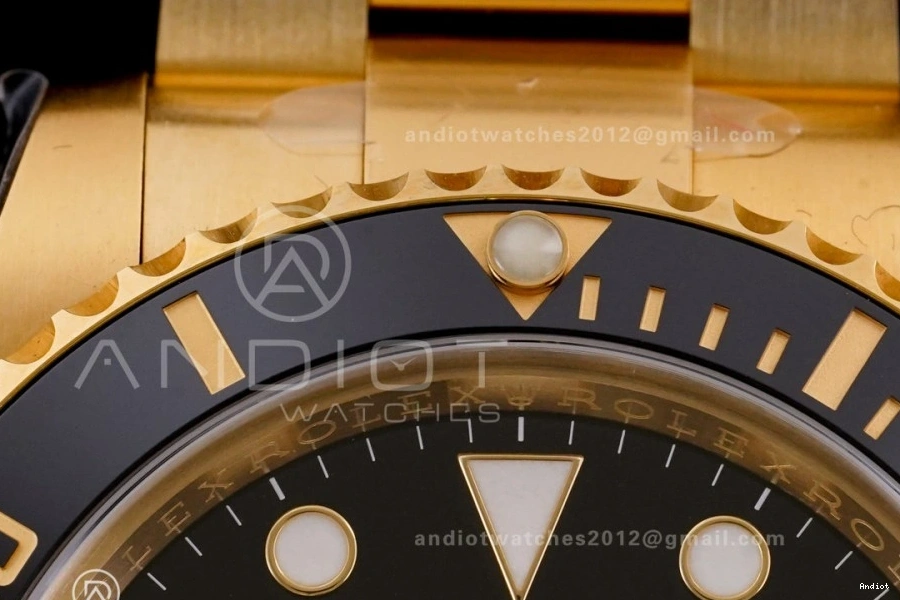 Bracelet On LN Best 1:1 Dial Black YG Submariner Edition 126618 YG SH3235 Clean 0407